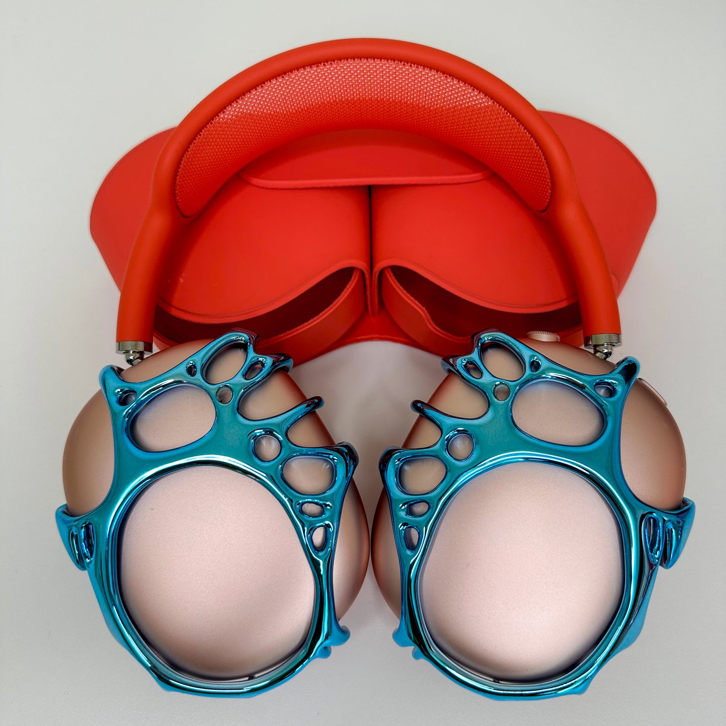 Chrome Icy Blue Crater Attachments Set READY TO SHIP