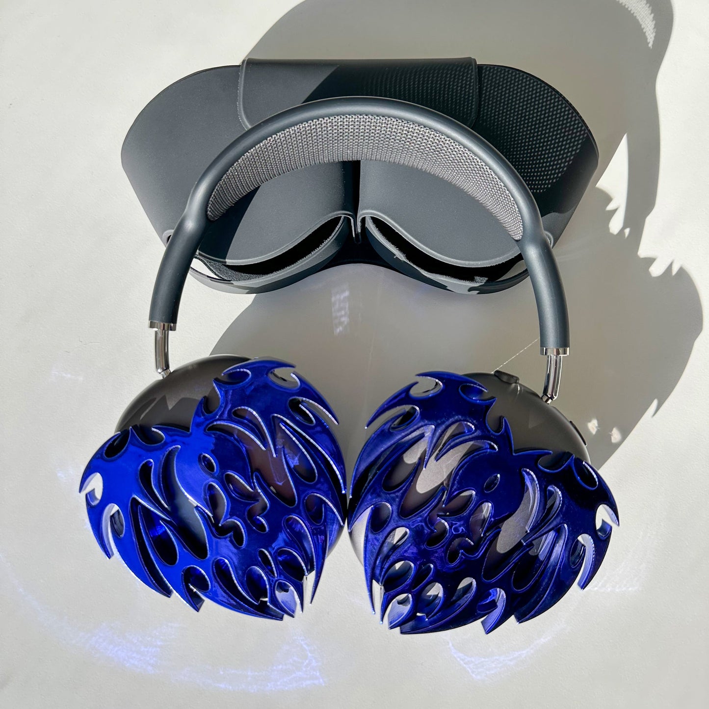 Chrome Blue Heart Attachments Set READY TO SHIP