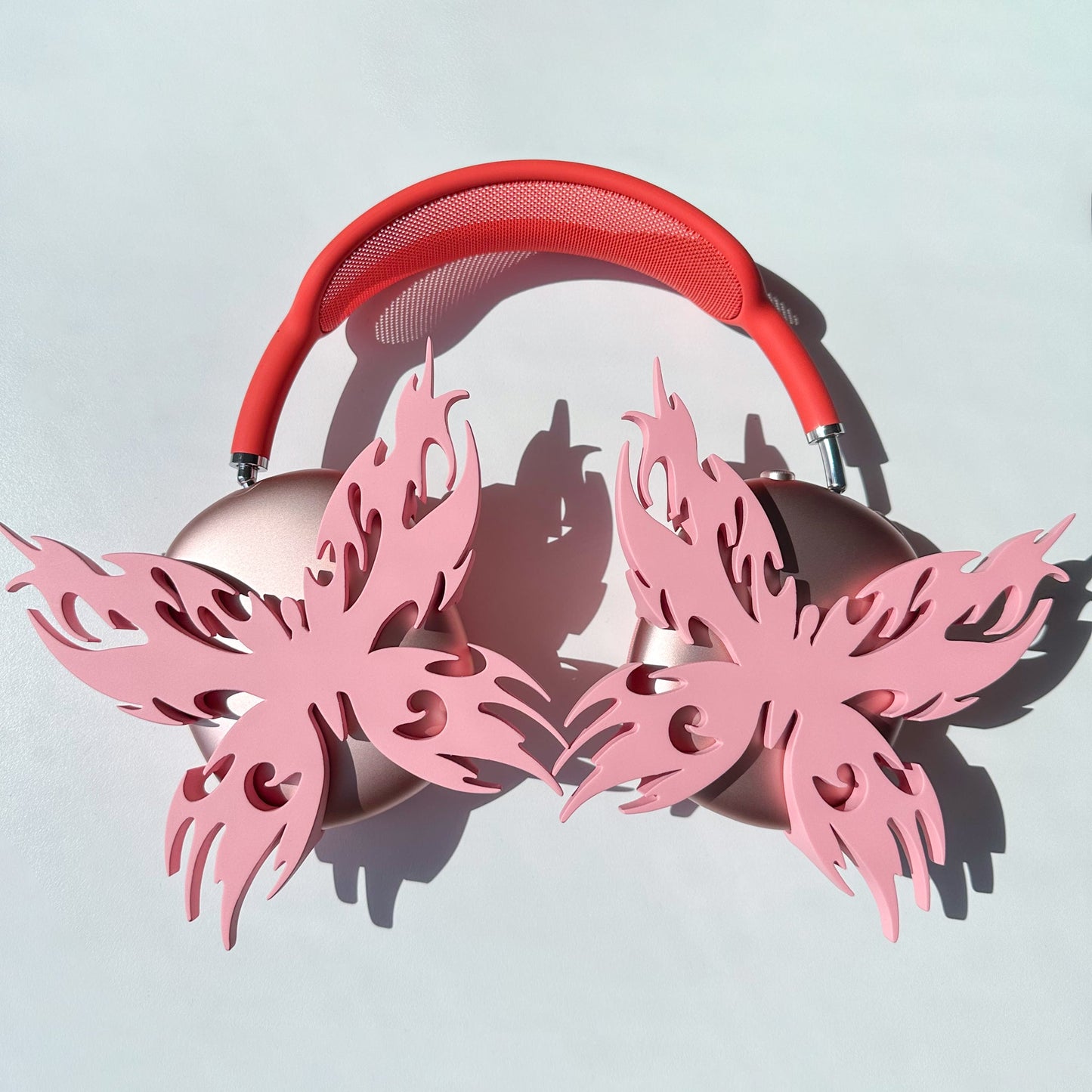 Matte Light Pink Butterfly Attachments Set READY TO SHIP