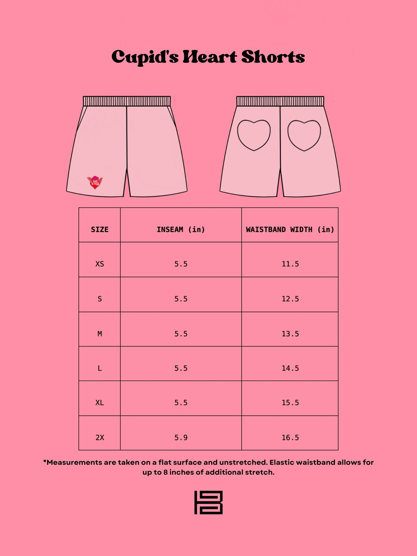 Cupid's Heart Shorts