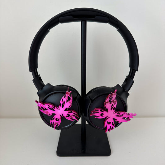 UNIVERSAL Chrome Pink Butterfly Attachments Set READY TO SHIP