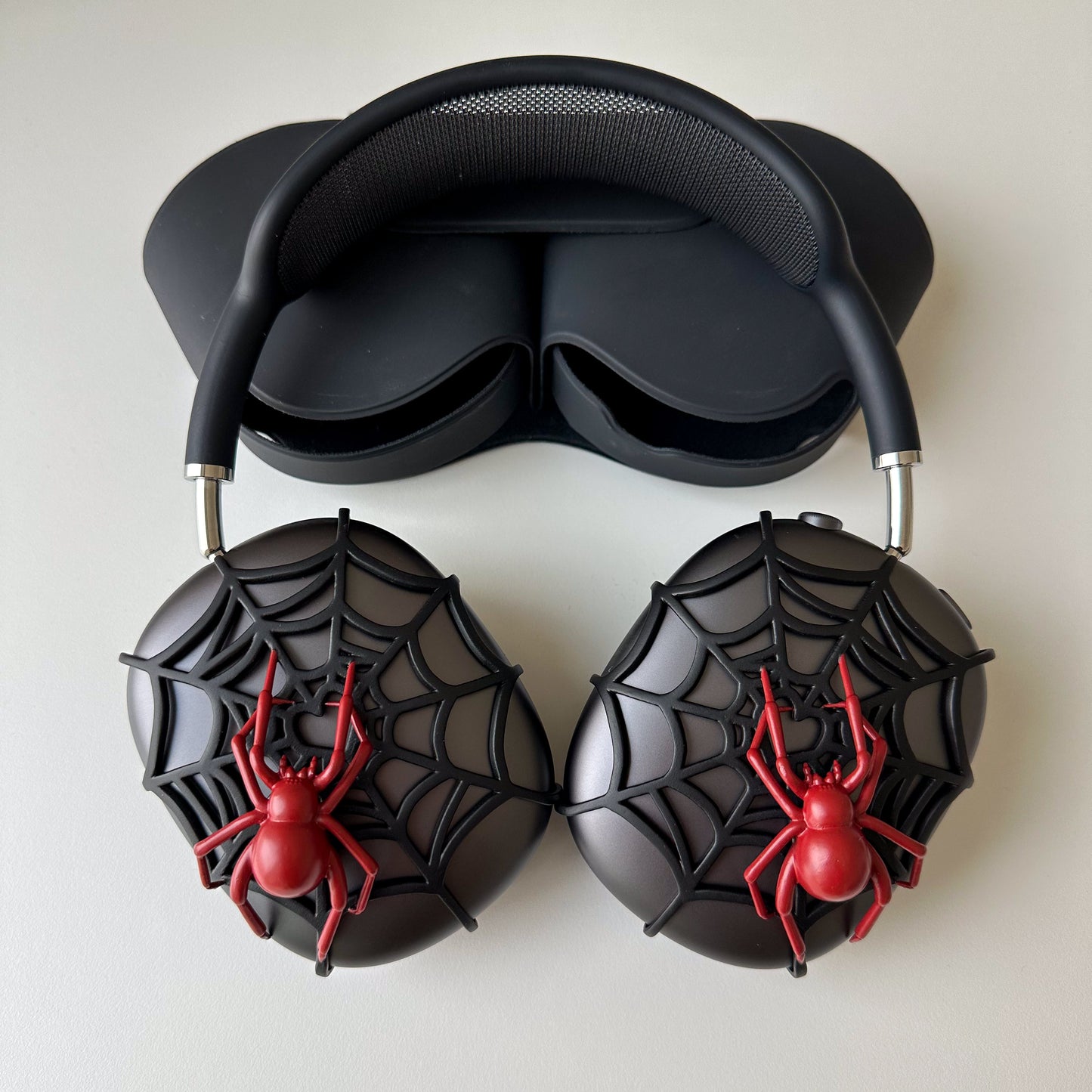 Matte Black/Red Spider Attachments Set READY TO SHIP
