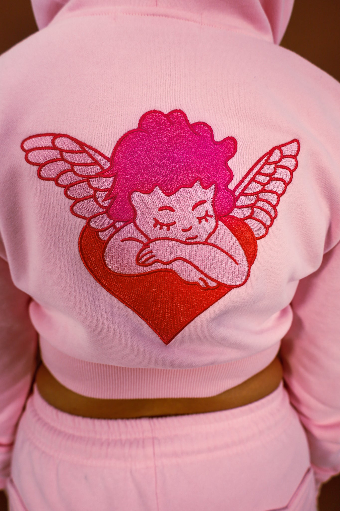 Cupid's Heart Zip Hoodie